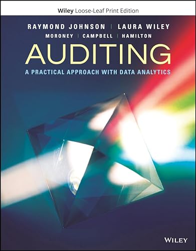 Beispielbild fr Auditing: A Practical Approach with Data Analytics zum Verkauf von BooksRun