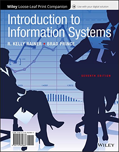 Stock image for Introduction to Information Systems for sale by Front Cover Books