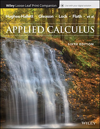 Beispielbild fr Applied Calculus, WileyPLUS + Loose-Leaf zum Verkauf von Better World Books