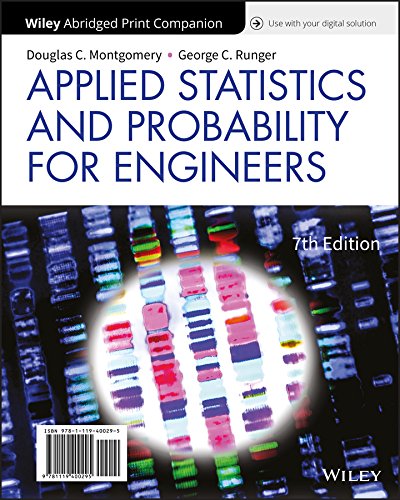 Stock image for Applied Statistics and Probability for Engineers, 7e Loose-Leaf Print Companion with WileyPLUS Card Set for sale by HPB-Red