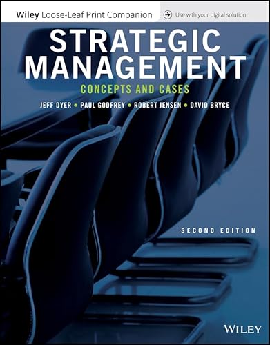 Imagen de archivo de Strategic Management: Concepts and Cases a la venta por Harveston College Textbooks