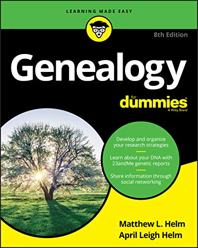 Imagen de archivo de Genealogy For Dummies (For Dummies (Computer/Tech)) a la venta por HPB-Ruby