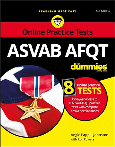 9781119413653: ASVAB AFQT For Dummies: Book + 8 Practice Tests Online