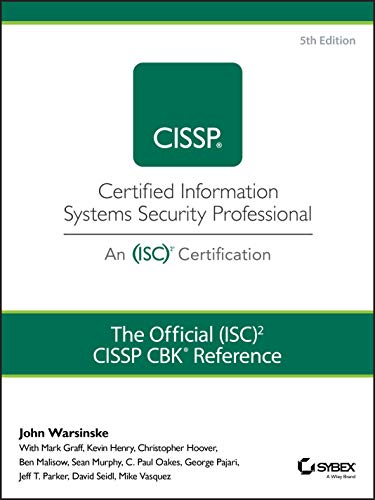 Beispielbild fr The Official (ISC)2 Guide to the CISSP CBK Reference zum Verkauf von Monster Bookshop