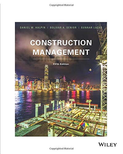 Imagen de archivo de Construction Management, 5th Edition a la venta por SecondSale