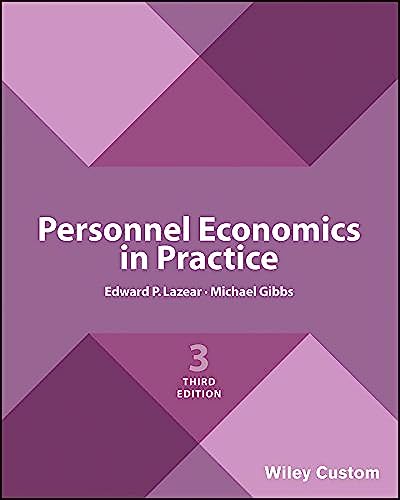 Beispielbild fr Personnel Economics in Practice zum Verkauf von Blackwell's