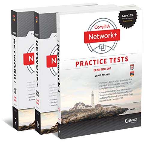 9781119432289: CompTIA Network+ Review Guide, 4th ed. / CompTIA Network Practice Test, 4th, ed. / CompTIA Study Guide, 4th ed.: Exam N10-007