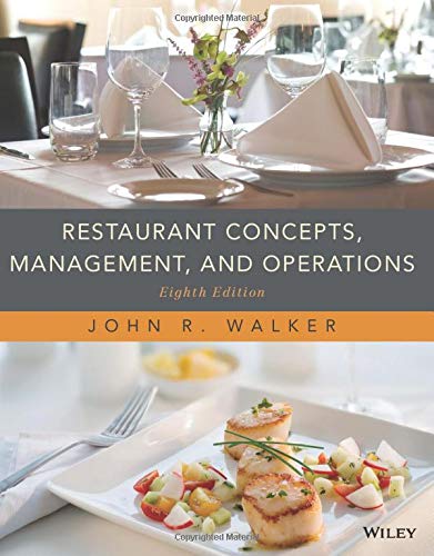Stock image for Restaurant Concepts, Management and Operations, 8th Edition for sale by ThriftBooks-Dallas