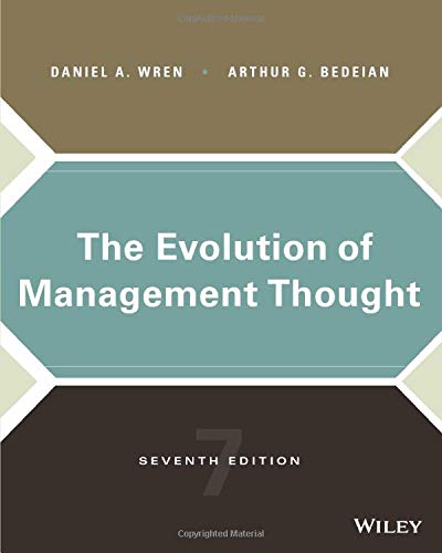 Imagen de archivo de The Evolution of Management Thought, 7th Edition a la venta por ThriftBooks-Atlanta