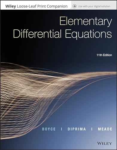 9781119443636: Elementary Differential Equations