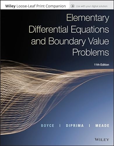 Beispielbild fr Elementary Differential Equations and Boundary Value Problems zum Verkauf von BooksRun