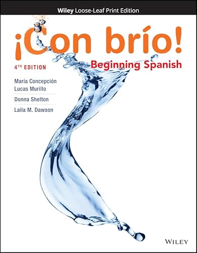 Stock image for Con bro!: Beginning Spanish (Spanish Edition) Mara Concepcin Lucas Murillo; Donna Shelton and Laila M. Dawson for sale by Vintage Book Shoppe