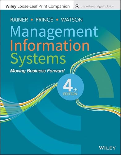 Stock image for Management Information Systems Moving Business forward 4th Edition w/ E-Text (Loose Leaf) for sale by a2zbooks