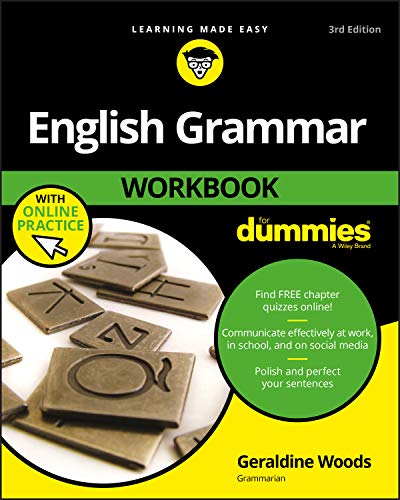 Stock image for English Grammar Workbook for Dummies with Online Practice for sale by Better World Books: West