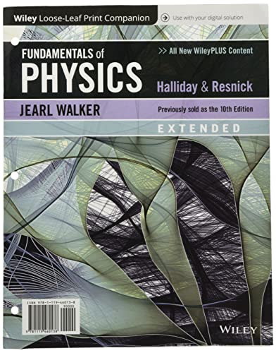 Beispielbild fr Fundamentals of Physics, Extended: Extended zum Verkauf von BooksRun