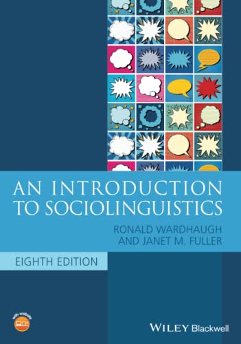 Beispielbild fr An Introduction to Sociolinguistics (Blackwell Textbooks in Linguistics) zum Verkauf von medimops