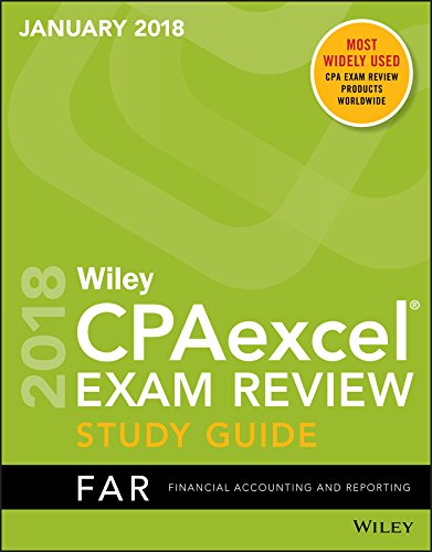 Stock image for Wiley CPAexcel Exam Review January 2018 Study Guide: Financial Accounting and Reporting for sale by HPB-Red