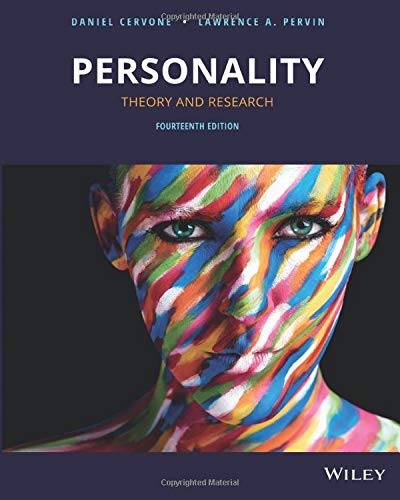 Imagen de archivo de Personality: Theory and Research, Fourteenth Edition a la venta por Books Unplugged