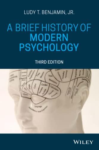 Beispielbild fr A Brief History of Modern Psychology 3e zum Verkauf von medimops