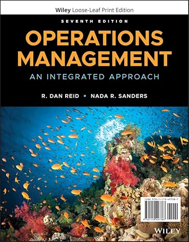 Imagen de archivo de Operations Management: An Integrated Approach a la venta por A Team Books