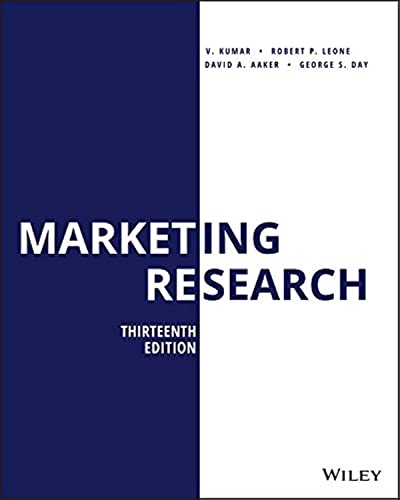 Imagen de archivo de Marketing Research, Thirteenth Edition a la venta por Textbooks_Source