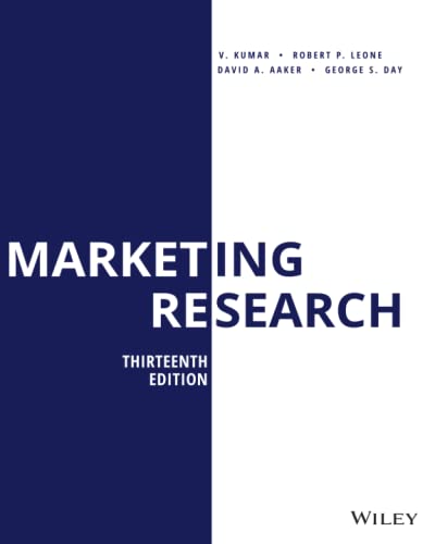 Beispielbild fr Marketing Research, Thirteenth Edition zum Verkauf von BooksRun