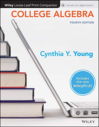 Stock image for College Algebra, 4e WileyPLUS Card with Loose-leaf Set Multi-Term for sale by GoldBooks