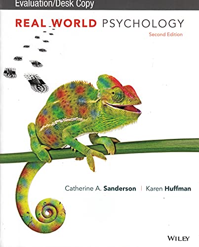 Stock image for Real World Psychology | Second Edition | Desk Copy for sale by HPB-Red