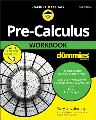 Stock image for Pre-Calculus Workbook For Dummies, 3rd Edition Format: Paperback/Online Application for sale by INDOO