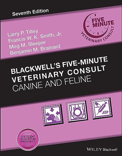 Stock image for Blackwell's Five-Minute Veterinary Consult: Canine and Feline for sale by medimops