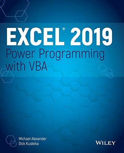 Beispielbild fr Excel 2019 Power Programming with VBA zum Verkauf von BooksRun