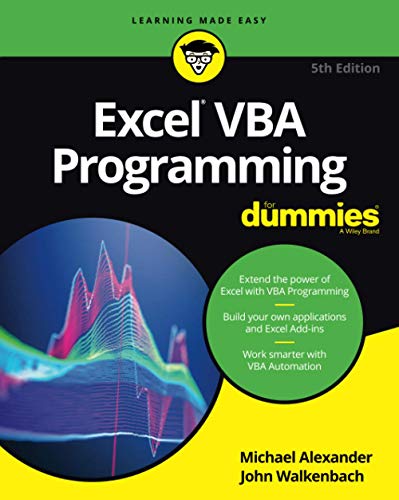 Stock image for Excel VBA Programming For Dummies (For Dummies (Computer/Tech)) for sale by SecondSale
