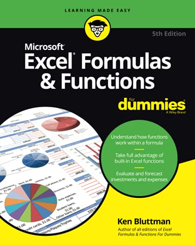 Imagen de archivo de Excel Formulas And Functions Fd, 5e (For Dummies) a la venta por HPB-Red