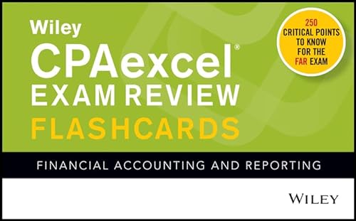 9781119518921: Wiley CPAexcel Exam Review 2019 Flashcards: Financial Accounting and Reporting