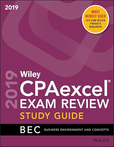 Stock image for Wiley Cpaexcel Exam Review 2019 Study Guide: Business Environment and Concepts for sale by ThriftBooks-Dallas