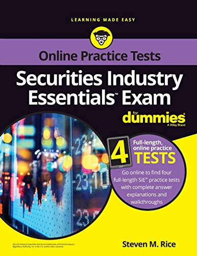 Stock image for Securities Industry Essentials Exam For Dummies with Online Practice (For Dummies (Career/Education)) for sale by HPB-Red