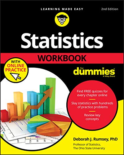 9781119547518: Statistics Workbook For Dummies with Online Practice