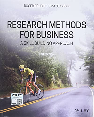 Beispielbild fr Research Methods For Business: A Skill Building Approach zum Verkauf von BooksRun