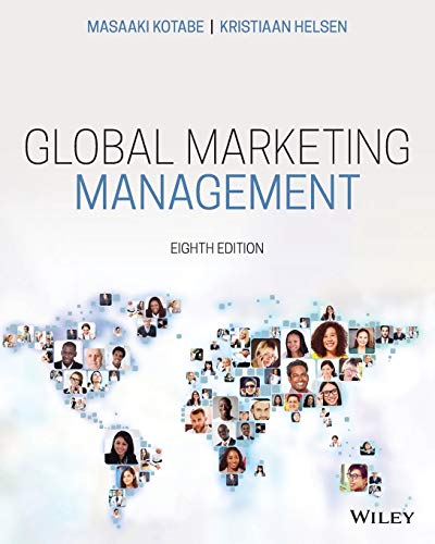 Stock image for Global Marketing Management for sale by Better World Books