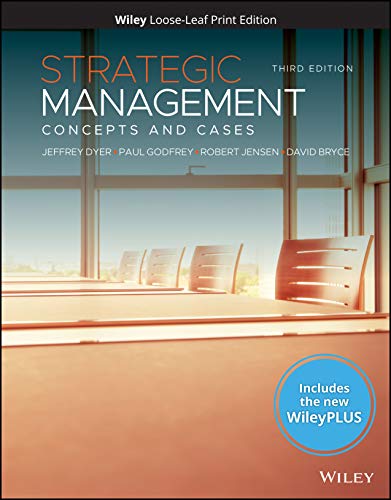 Imagen de archivo de Strategic Management + Wileyplus Nextgen Card With Loose-leaf Set: Concepts and Cases a la venta por Revaluation Books