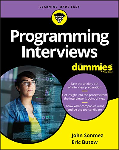 Stock image for Programming Interviews for Dummies for sale by Better World Books