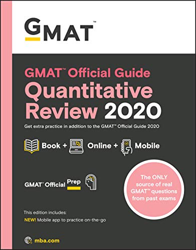 Imagen de archivo de GMAT Official Guide 2020 Quantitative Review : Book + Online Question Bank a la venta por Better World Books