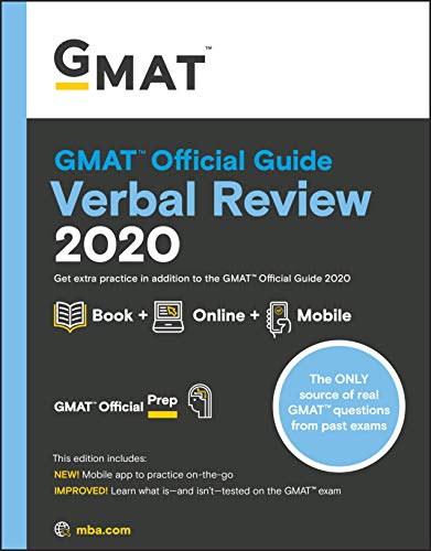 Stock image for GMAT Official Guide 2020 Verbal Review: Book + Online Question Bank for sale by Orion Tech