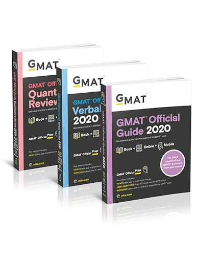 Stock image for GMAT Official Guide 2020 Bundle: Gmat Official Guide / Quantitative Review / Verbal Review for sale by Big Bill's Books