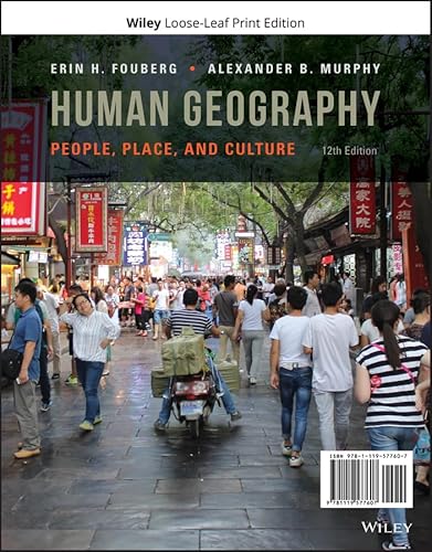 Stock image for Human Geography: People, Place, and Culture for sale by BooksRun