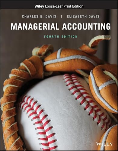 Beispielbild fr Managerial Accounting zum Verkauf von Textbooks2go