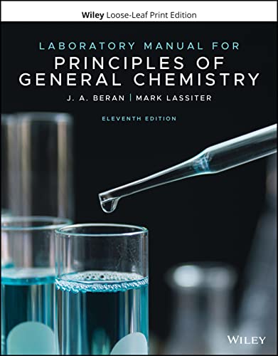 Imagen de archivo de Laboratory Manual for Principles of General Chemistry a la venta por BooksRun