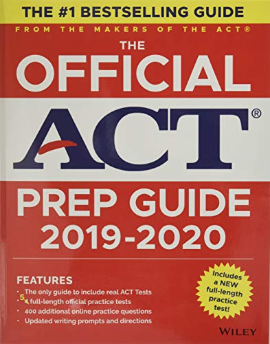 Stock image for The Official ACT Prep Guide 2019-2020, (Book + 5 Practice Tests + Bonus Online Content) for sale by Better World Books