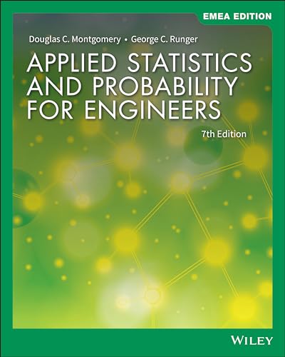 Stock image for Applied Statistics and Probability for Engineers for sale by Goodvibes Books