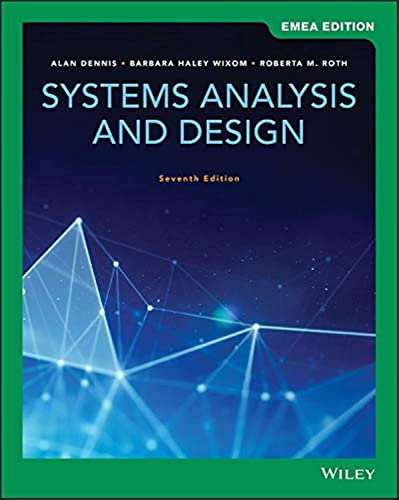 Beispielbild fr Systems Analysis and Design zum Verkauf von Blackwell's